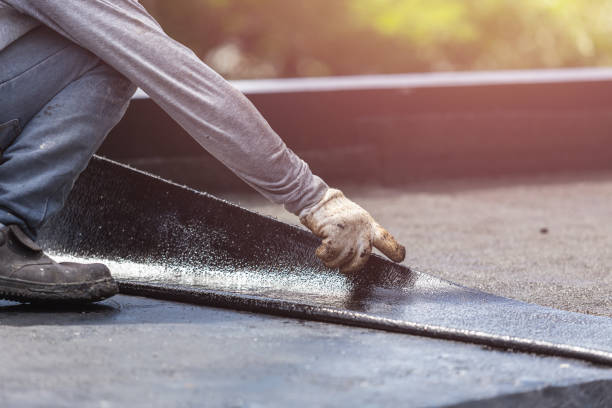 Professional Basement Waterproofing technician working in Dunkirk, OH